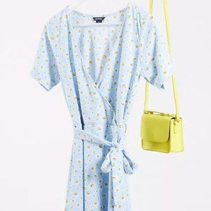 NWT Asos Blue Daisy Dress